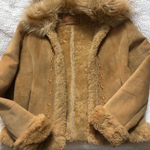 Vintage Guess Fur Jacket